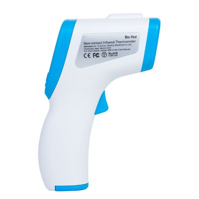 white Dr Trust Forehead Infrared Thermometer Color Coded Fever Guidance