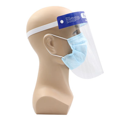 Polymer Medical Protective Face Shield Elastic Headband With Foam Disposable Use